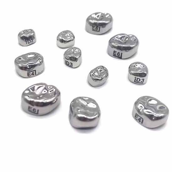 High Quality Wholesale Stainless Steel Dental Crowns Kids