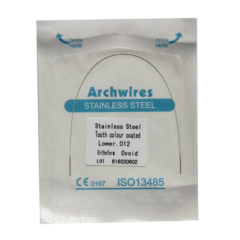 Dental Retainer Wire Straight Reverse Curve Archwire Orthodontic Super-Elastic Niti Arch Wire