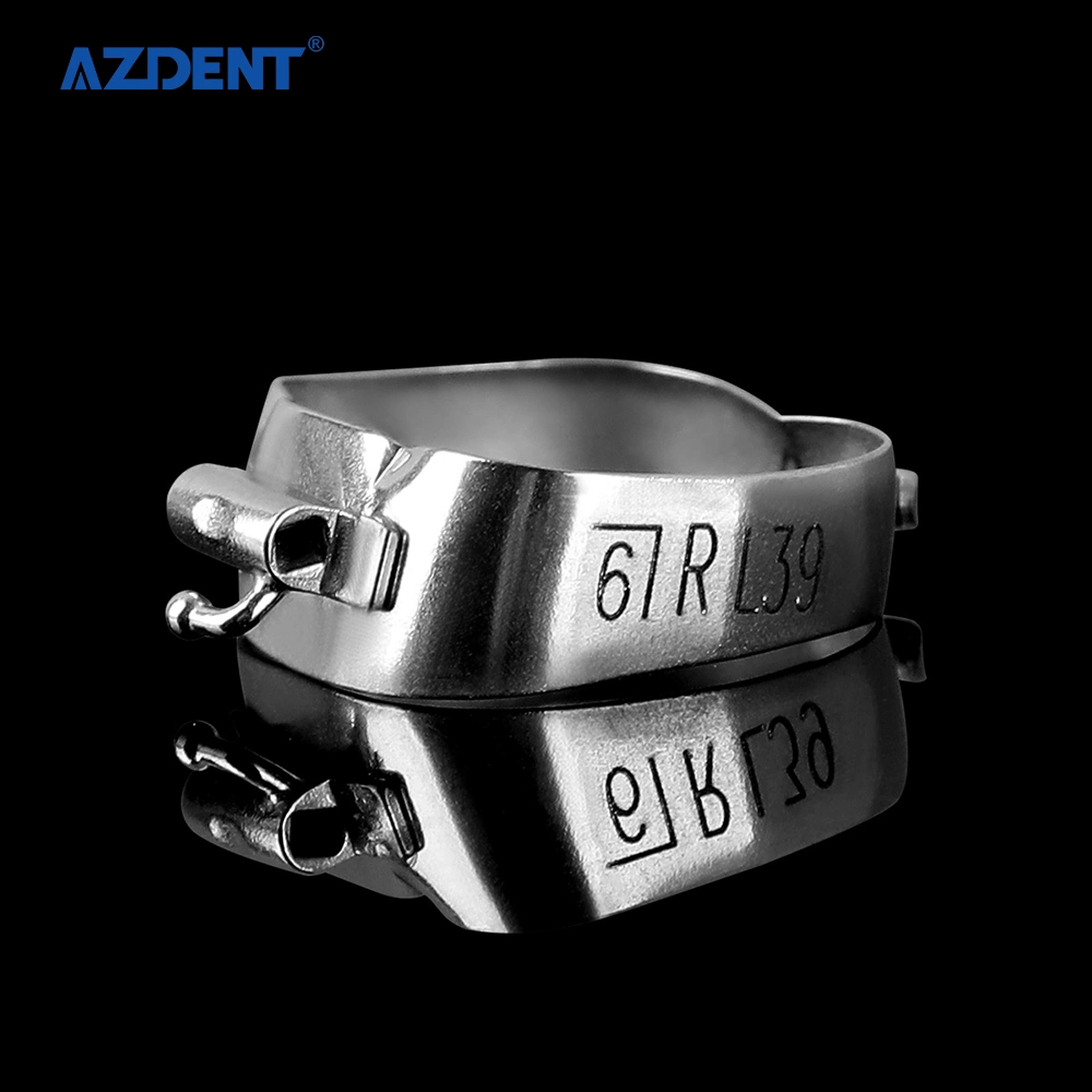 Azdent Dental Orthodontic 1st Molar Brands M-Series Bands Prewelded with Buccal Tube Conv Roth. 022 Single U/2 L/1 +Small Cleat