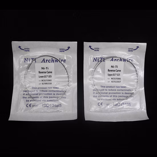 Dental Orthodontic Used Ovoid Round Elastic Niti Arch Wire