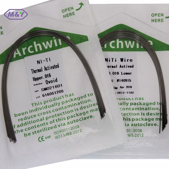 Dental Product Health Material Thermal Active Niti Archwires Orthodontic Arch Wire