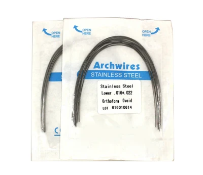 Dental Retainer Wire Straight Reverse Curve Archwire Orthodontic Super