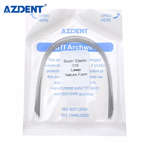 018 Lower Natural Form Niti Dental Orthodontic Arch Wire
