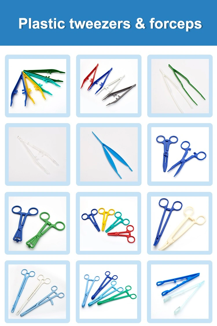 Best Selling Colorful Plastic Eyebrow Tweezers From China
