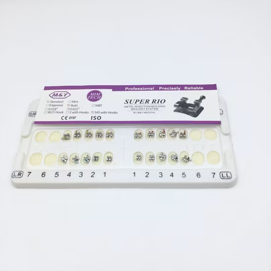Ortho Sapphire Self-Ligating Bracketsclear Crystal Single Sapphire Bracket