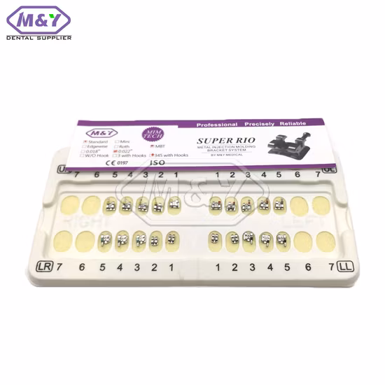 Ortho Sapphire Self-Ligating Bracketsclear Crystal Single Sapphire Bracket