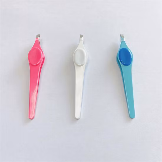 Professional Eyebrow Tweezers Hair Stainless Steel Tweezers Eyebrow with Painting for Personal Care Beauty Make up Tools